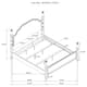 Andover Four Poster Bed Dark Oak