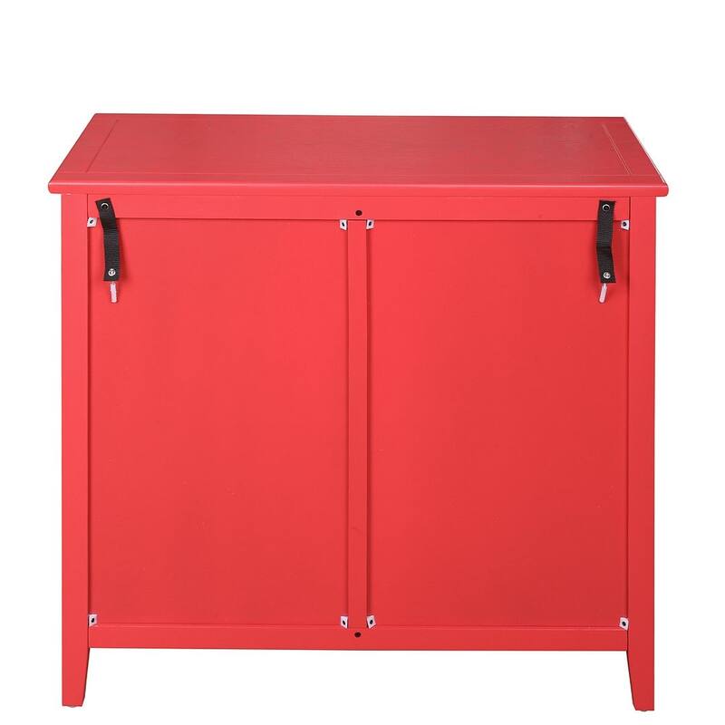Woven Rattan Wicker Doors Accent Cabinet Sideboard