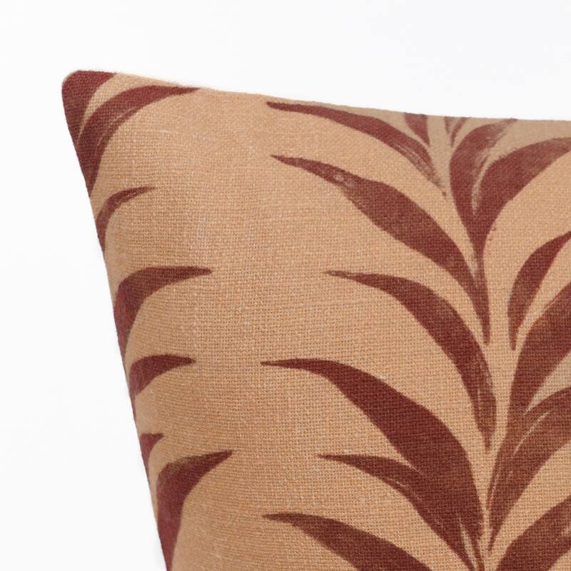 Villa by Classic Home Alula Cotton Fabric Throw Pillow