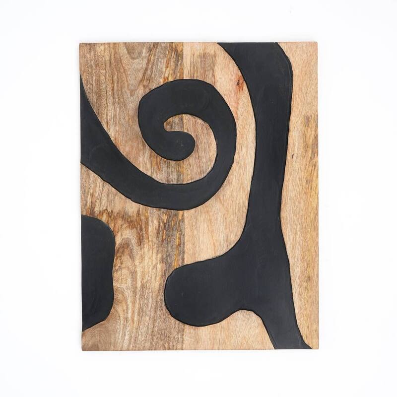Wall Art Forms Of Nature Handcrafted Wooden Wall Decor - 16x20" - Brown