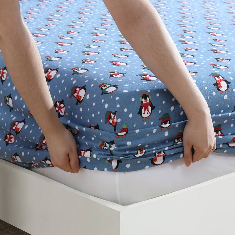 Holiday Flannel Sheet Set