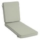 preview thumbnail 29 of 82, Arden Selections ProFoam 2-piece Chaise Acrylic Lounge Cushion Set 72 L x 21 W in - Light Grey