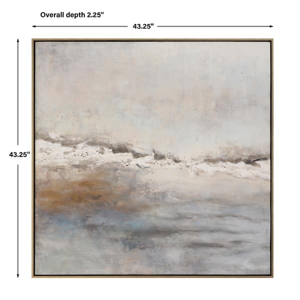 Uttermost Storm Clouds Abstract Hand Painted Art