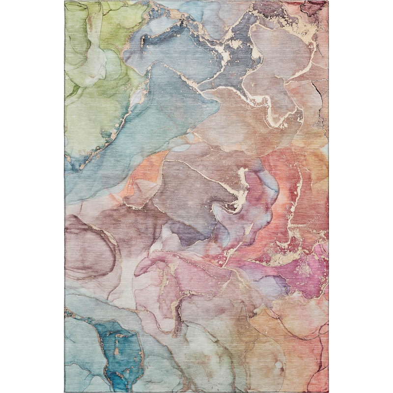 Premium Washable Super Soft Abstract Contemporary Mayfield Rug