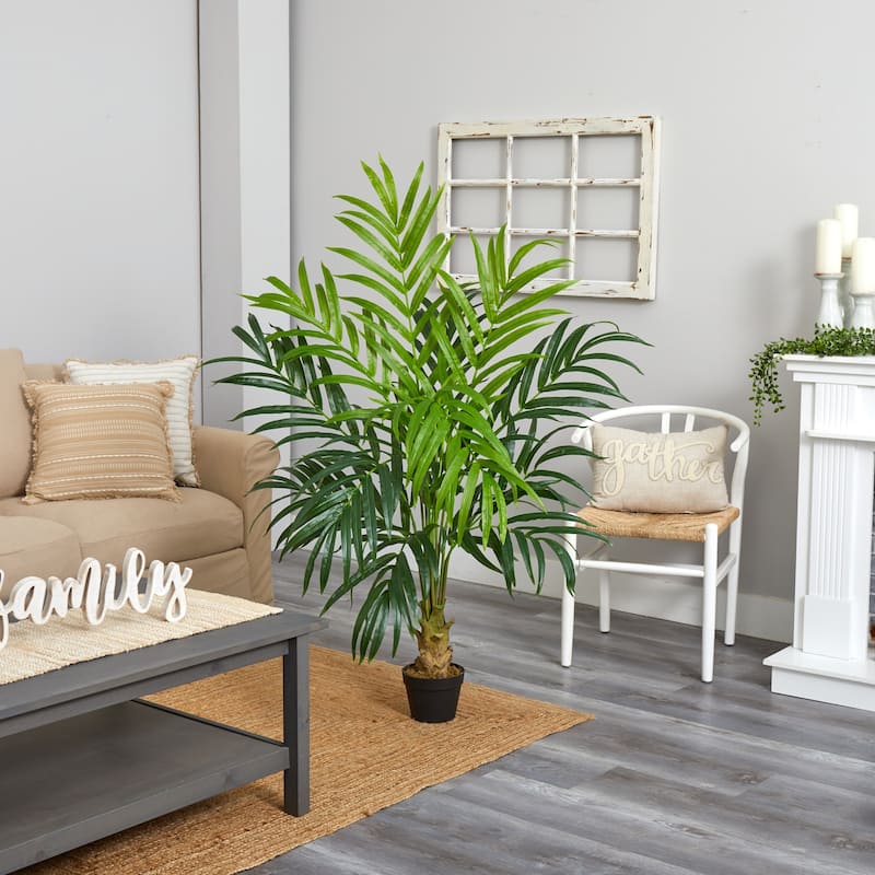 Artificial Palm Tree 5ft Indoor Tropical Decor Home Accent - 5ft.