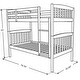 preview thumbnail 4 of 18, Somette Claire Twin over Twin Bunk Bed with Tray (Mattresses Not Included)
