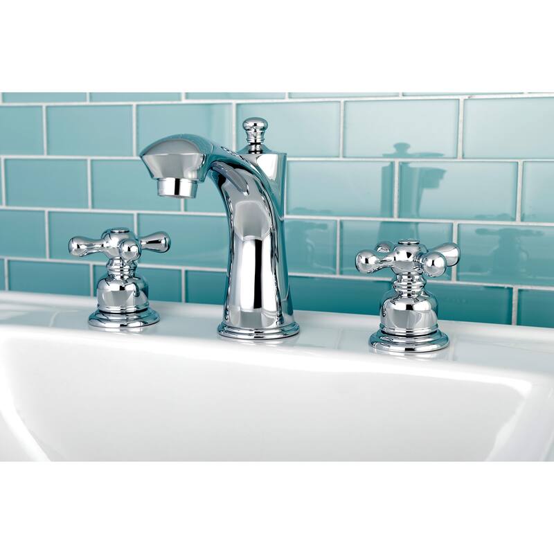 Victorian Deck Mount Widespread Bathroom Faucet