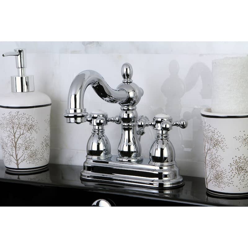 Kingston Brass Heritage 1.2 GPM Centerset Bathroom Faucet with Pop-Up