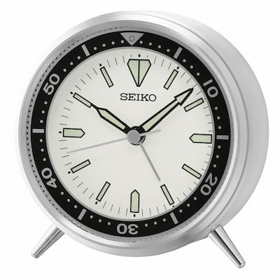 Mai T Alarm Clock, Silver - N/A