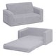 preview thumbnail 10 of 13, Delta Children Cozee Flip-Out Sherpa 2-in-1 Convertible Sofa to Lounger for Kids