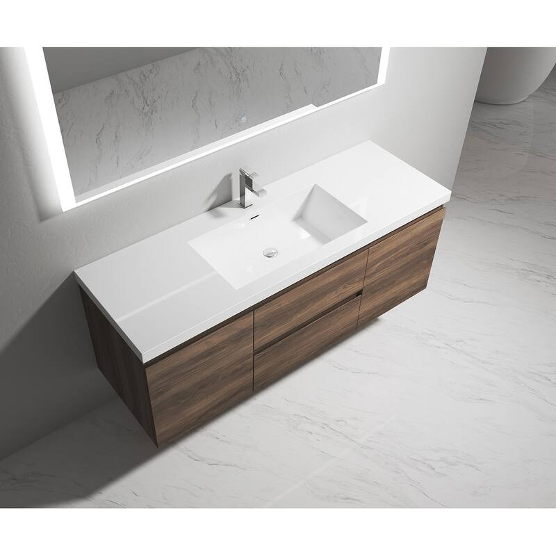 Alma 72 inch integrated sink / Double sink