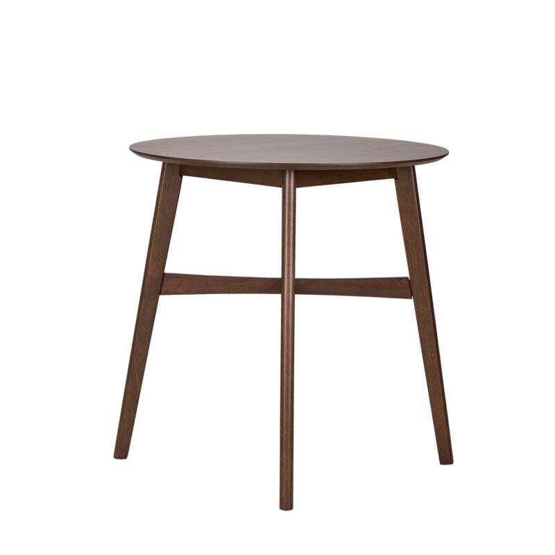 Space Savers Satin Walnut 5 Piece Gathering Table Set