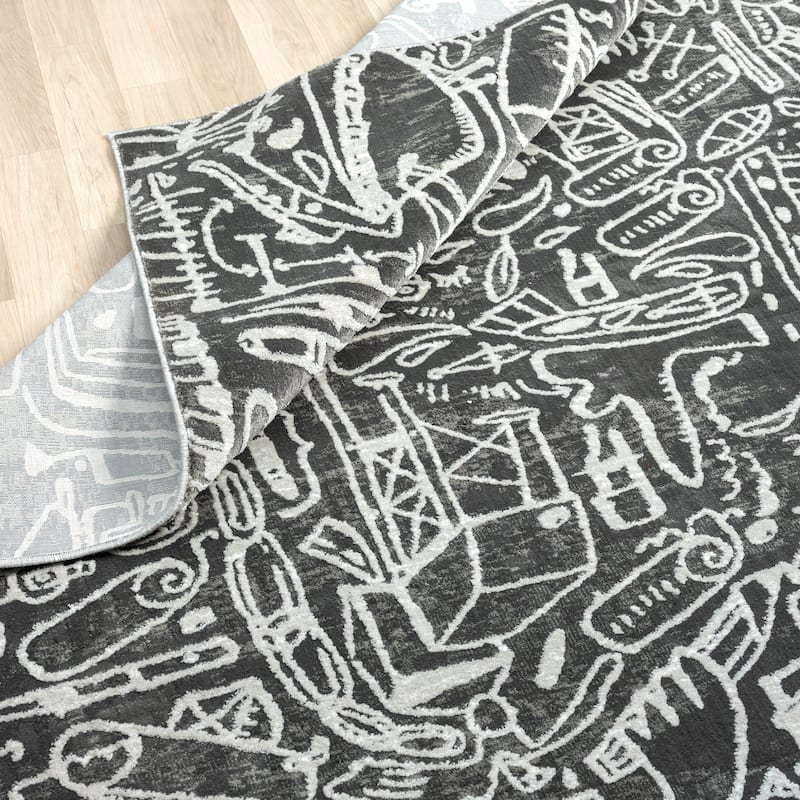 Katie Merz BKLYNWRKS Street Art Area Rug