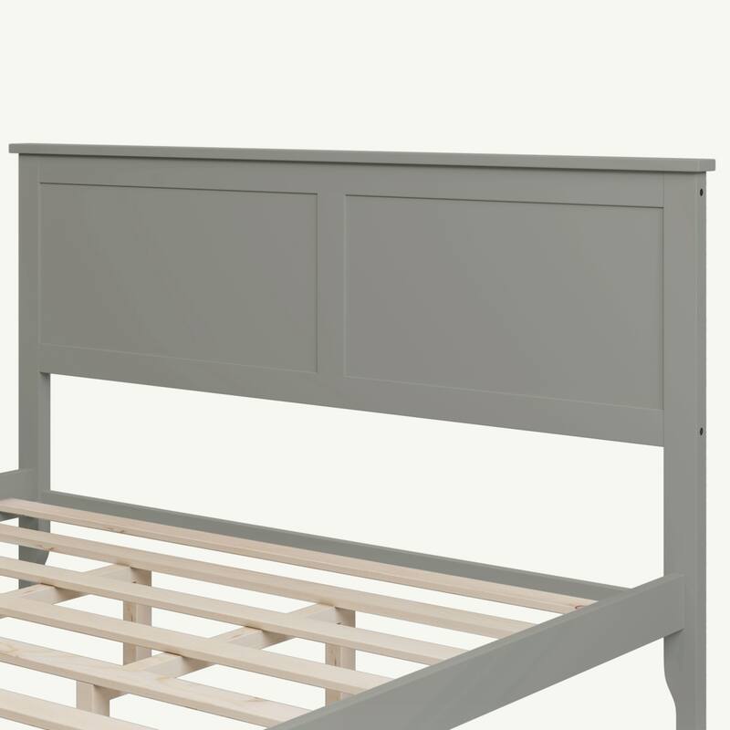 Solid Wood Queen Platform Bed