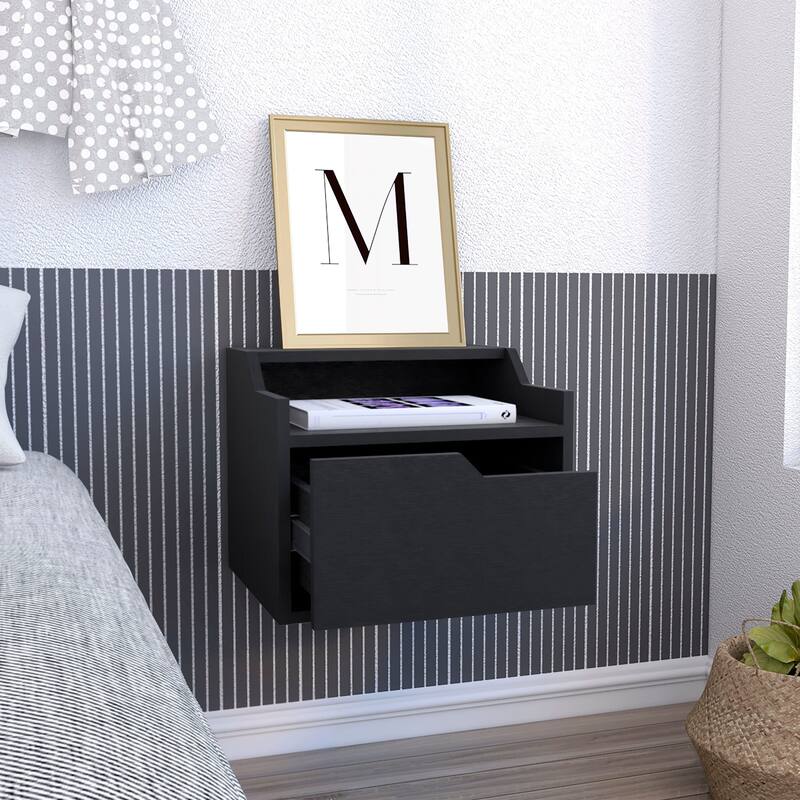 Busan 1-Drawer Modern Floating Nightstand