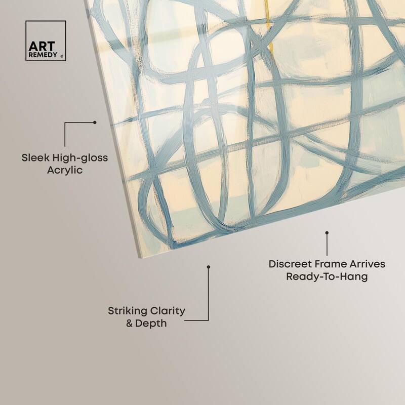 Unbroken Line II Acrylic by Art Remedy, Ready to Hang