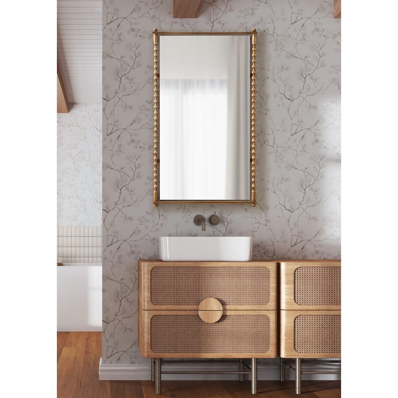 Kate and Laurel Prisha Rectangle Wall Mirror - 24x42