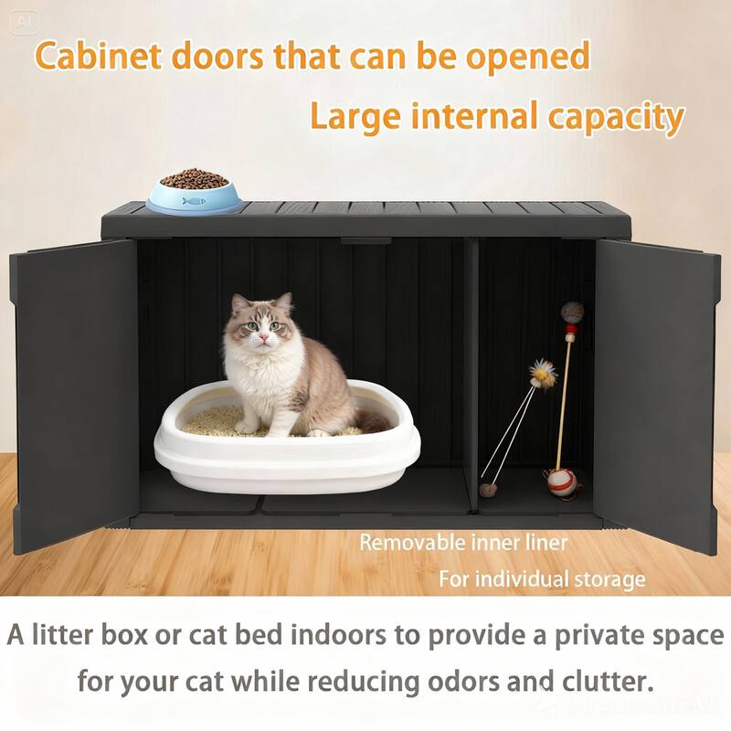 Resin outdoor cat house weatherproof anti-scratch anti-bite stray cats