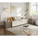 preview thumbnail 21 of 34, Fluted Nightstand Set of 2 with Charging Station, 2 Drawer End Table