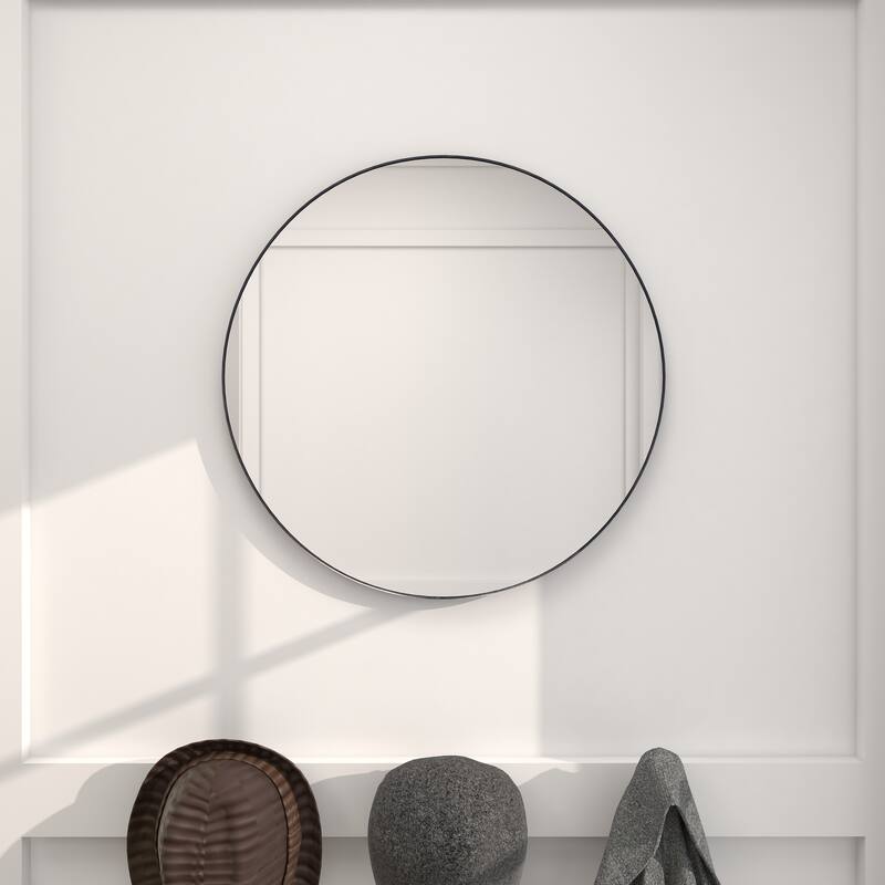 Multiple Frame Finishes / Sizes Modern Contemporary Round Wall Mirrors