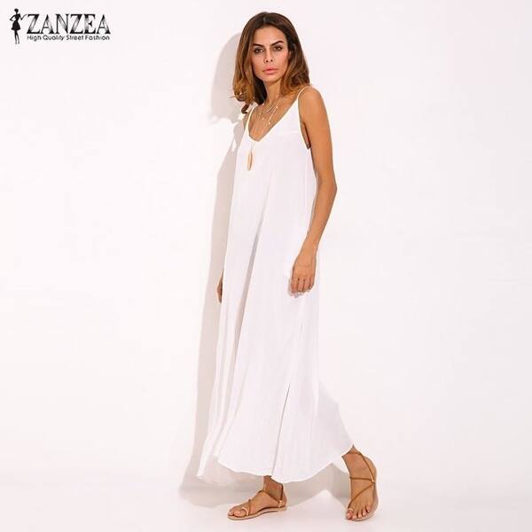 Shop Vestidos 2018 Summer Style Women Boho Strapless Hot V Neck
