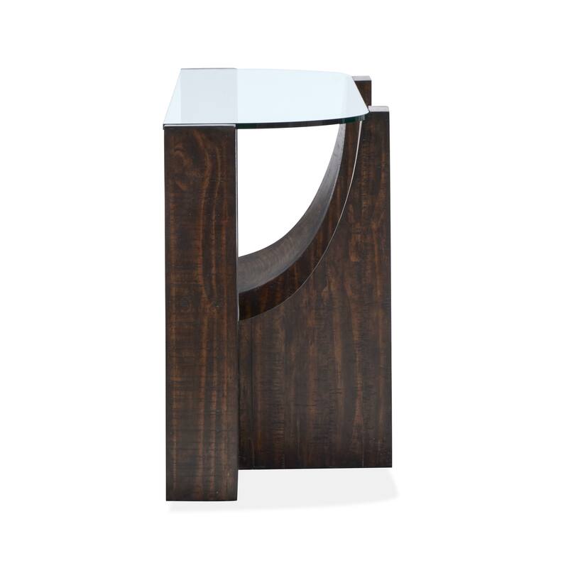 Magnussen Home Beckham Rustic Tavern Console Sofa Table - 64''W x 18''D x 29''H