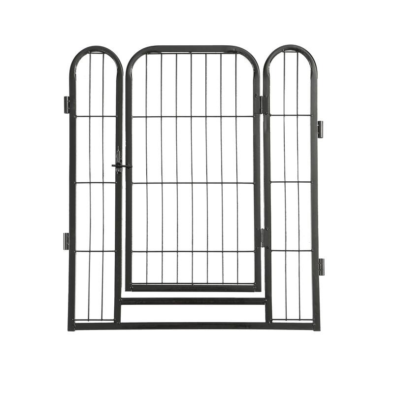 Portable 6-Panel Metal Indoor Dog Playpen