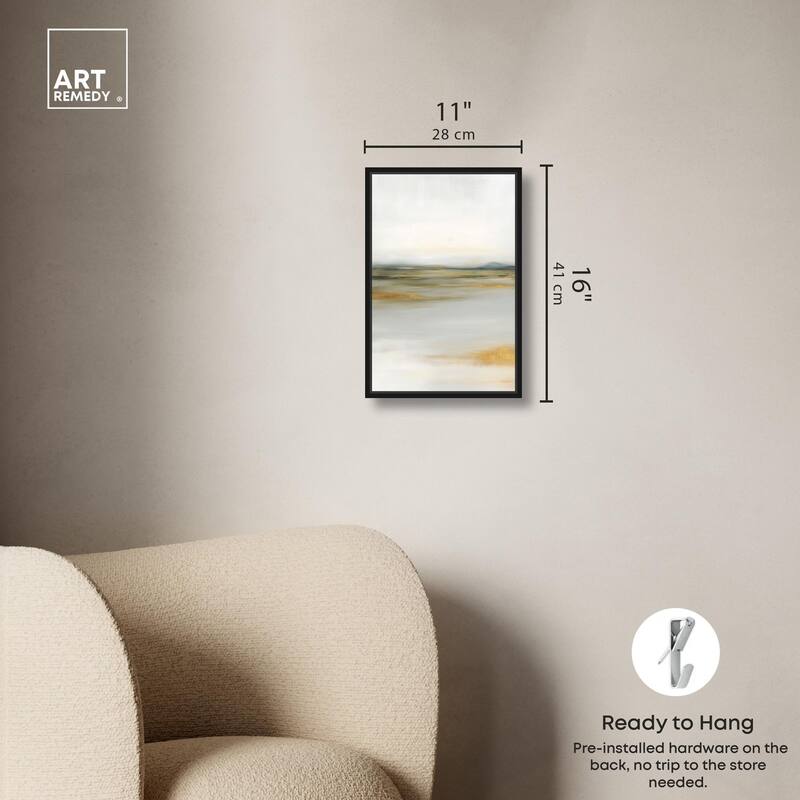 Misty Expanse I Canvas by Art Remedy