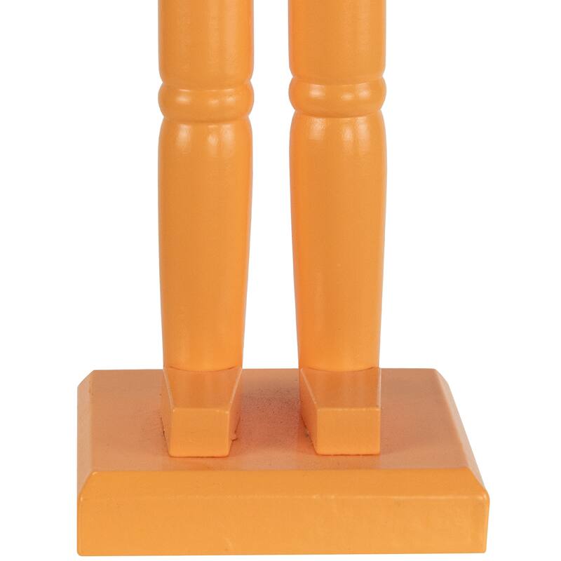 Drummer Soldier Nutcracker Christmas Figure - 15" - Orange