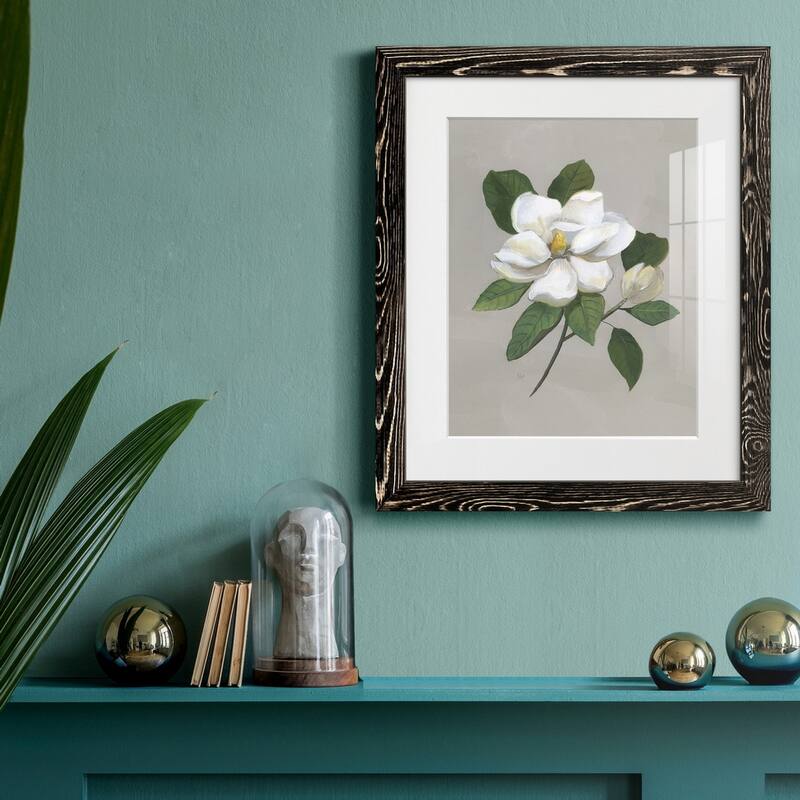 Botanical Magnolia-Premium Framed Print - Ready to Hang