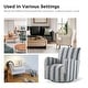 preview thumbnail 31 of 31, HULALA HOME Pancy Traditional Swivel Armchair with Jacobean Strip Pattern Set of 2