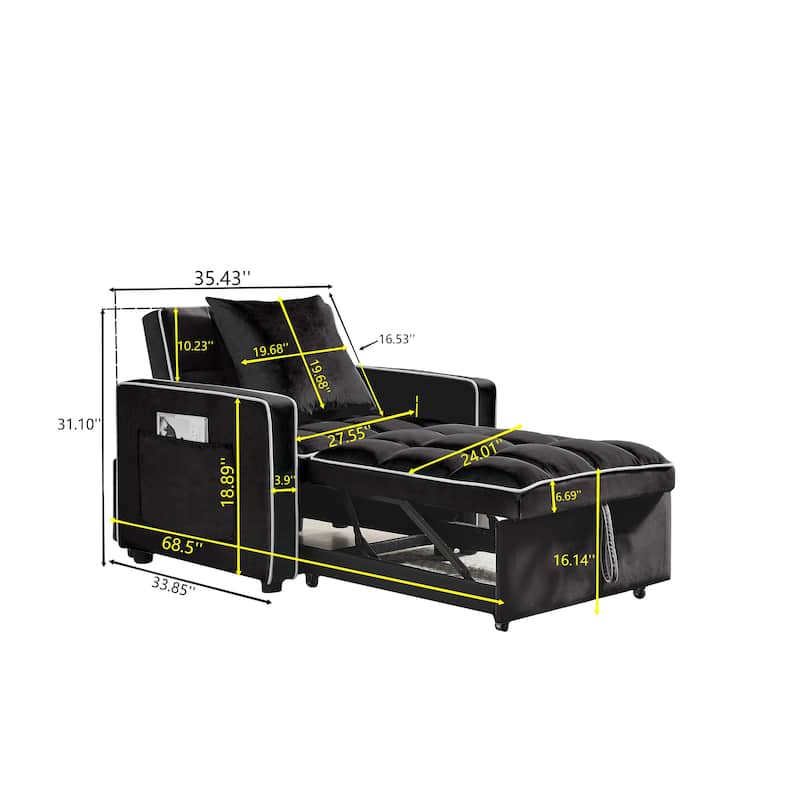 Three-in-one Sofa Bed Chair