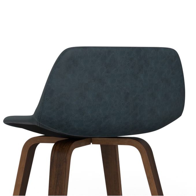WYNDENHALL Cacey Mid Century Modern Bentwood Counter Height Stool (Set of 2) - 20.7'' x 21.1'' x 36.6