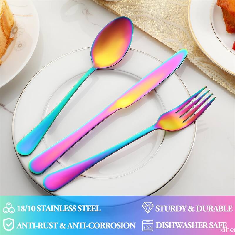 60 Pcs Silverware Set - 9.84*6.34*2inch