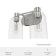 preview thumbnail 5 of 18, Hunter Lochemeade 2-Light Vanity Wall Light, Damp-Rated - Bathroom, Laundry - Modern Farmhouse, Contemporary, Industrial