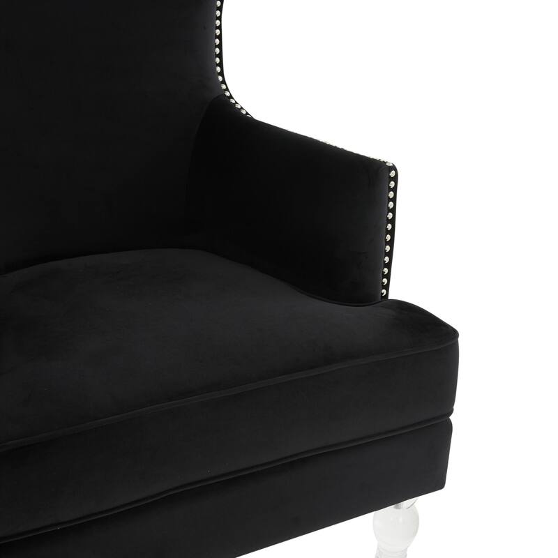 SAFAVIEH Couture Geode Modern Wingback Chair - 29.1" W x 32.3" D x 44.9" H