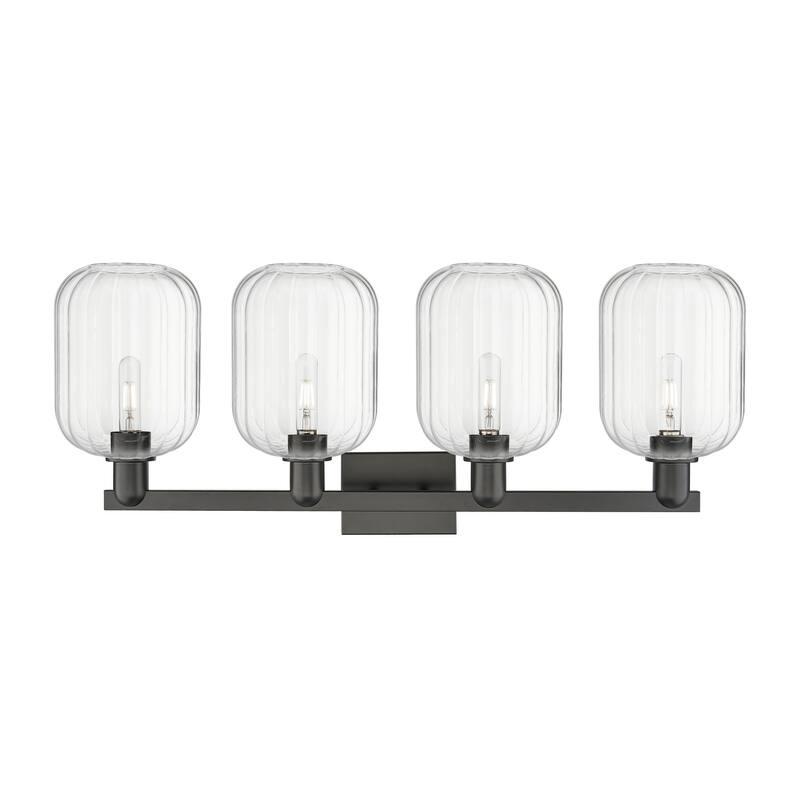 Innovations Lighting Downtown Urban - Preston - 4 Light 36" Jar Shade Bath Vanity Light