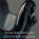 preview thumbnail 10 of 23, Aria Home Elegant Sculptural Glass Bowl Centerpiece Decorative Accent
