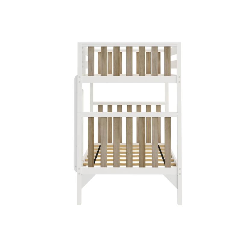 Max and Lily Scandinavian Twin over Twin Bunk Bed