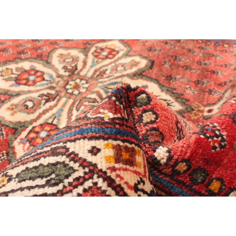 ECARPETGALLERY Hand-knotted Andelz Red Wool Rug - 3'3 x 9'9
