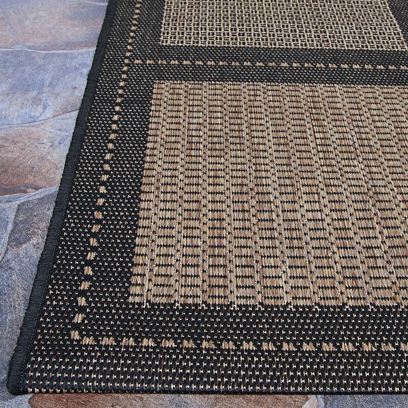 Dream Decor Rugs Pergola Checkers Indoor Outdoor Area Rug