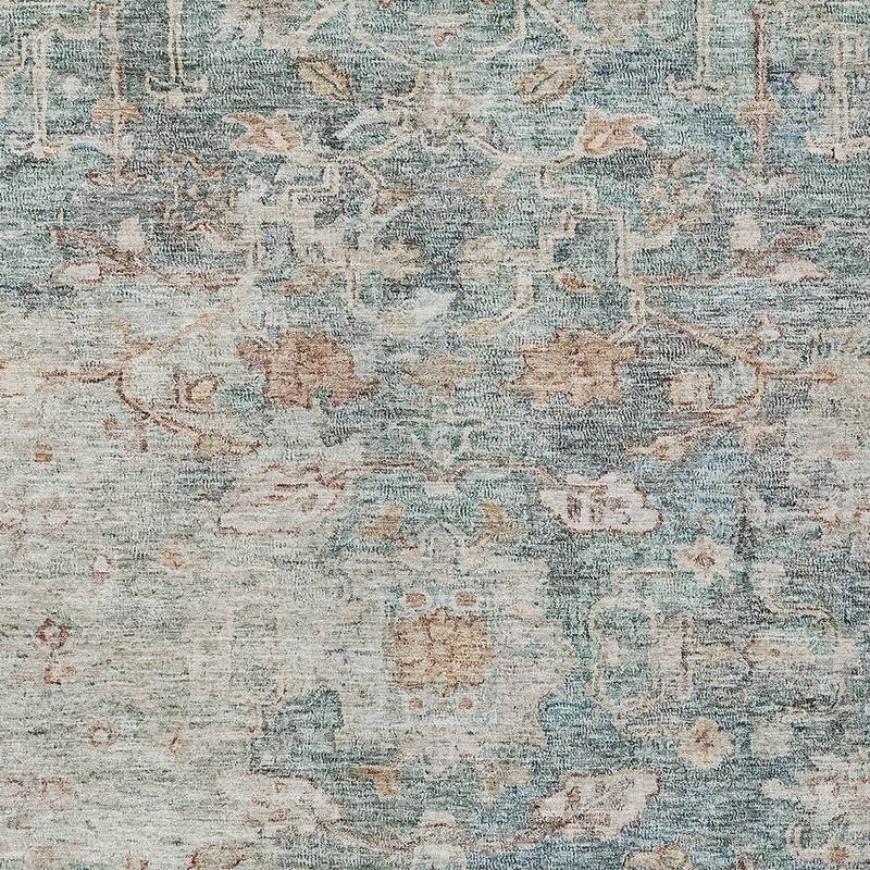 HomeRoots Oriental Traditional Rectangle Outdoor Rug