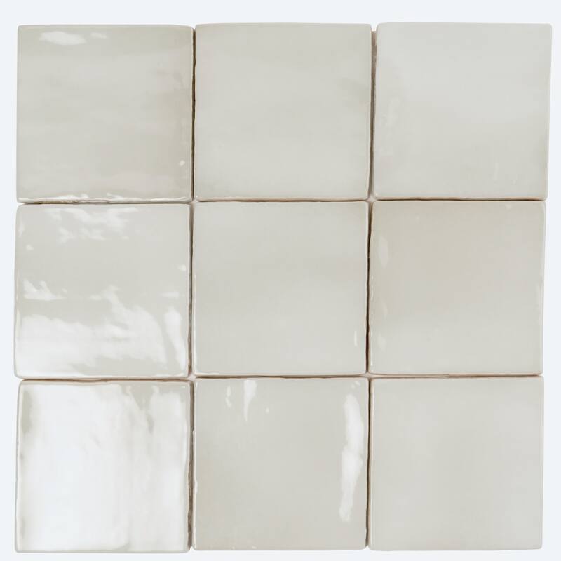 Apollo tile 4" x 4" Silken Glossy Tea Green Ceramic Tile (6.46 sq ft/case) - 60 Pack