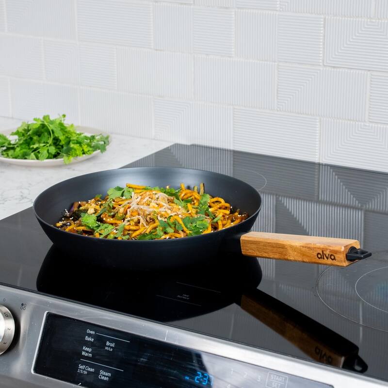 Alva Forest Carbon Steel Pan Pre-Seasoned with Natural Mineral Oil
