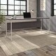 preview thumbnail 27 of 63, Hybrid 72W x 24D Computer Table Desk by Bush Business Furniture Storm Gray