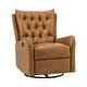 preview thumbnail 2 of 45, Jordano Genuine Leather Recliner with Metal Base by HULALA HOME