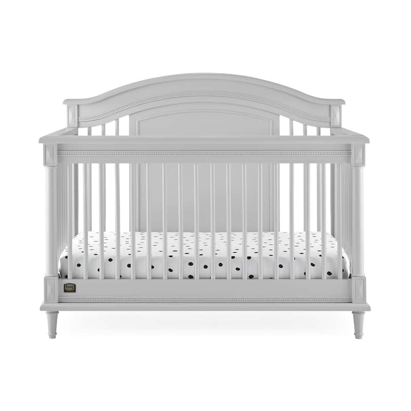 Juliette 6-in-1 Convertible Crib with Toddler Rail, Greenguard Gold Certified - Grey