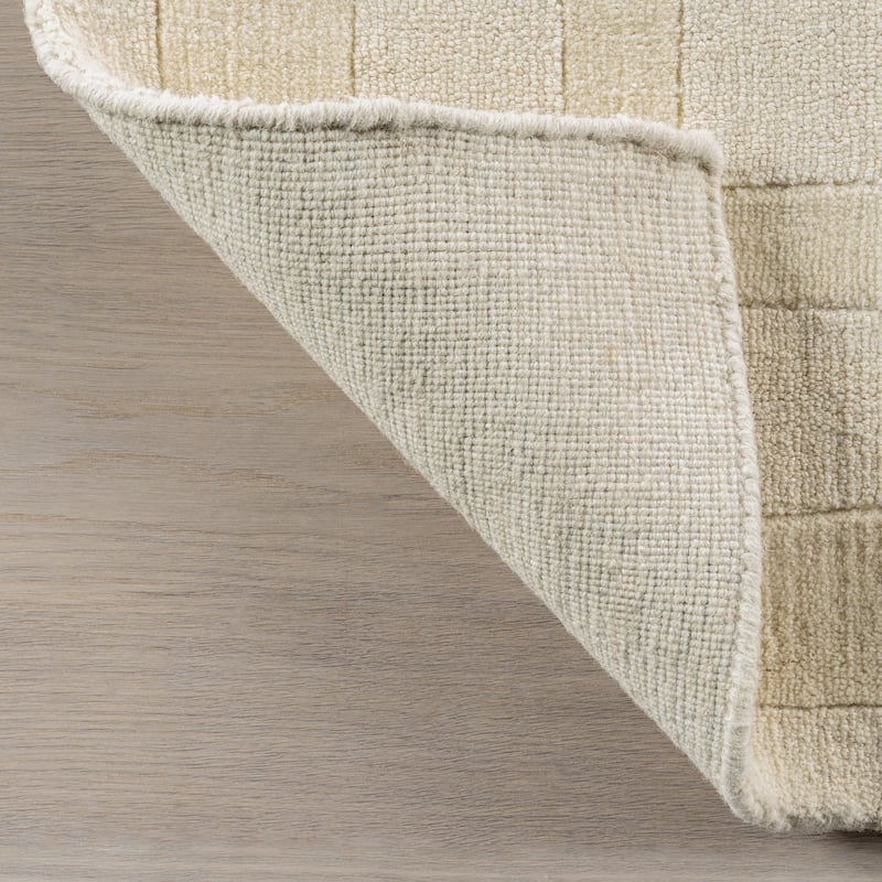 Rune Bordered Wool-Blend Area Rug