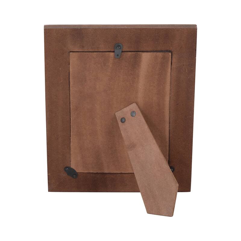 Wood Mother Of Pearl Inlay Vine Photo Frame - Ivory