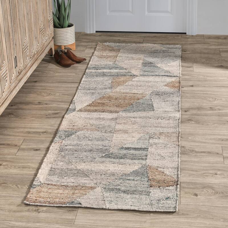 Tawas Indoor Outdoor Handwoven Multi Area Rug by Kosas Home - 2.6' x 8'